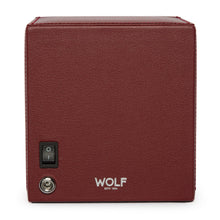 WOLF Watch Winder 200-500 WOLF Cub Single Watch Winder with Cover | Bordeaux