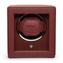 WOLF Watch Winder 200-500 WOLF Cub Single Watch Winder with Cover | Bordeaux