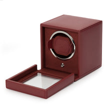 WOLF Watch Winder 200-500 WOLF Cub Single Watch Winder with Cover | Bordeaux
