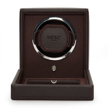 WOLF Watch Winder 200-500 WOLF Cub Single Watch Winder with Cover | Brown