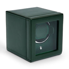 WOLF Watch Winder 200-500 WOLF Cub Single Watch Winder with Cover | Green