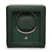 WOLF Watch Winder 200-500 WOLF Cub Single Watch Winder with Cover | Green