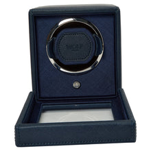 WOLF Watch Winder 200-500 WOLF Cub Single Watch Winder with Cover | Navy