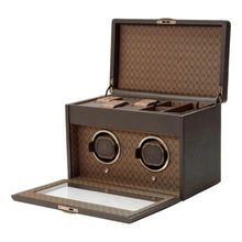 WOLF Watch Winder 2000-3000 Wolf Earth Double Watch Winder Coffee