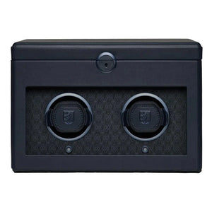 WOLF Watch Winder 2000-3000 Wolf Earth Double Watch Winder Midnight Blue