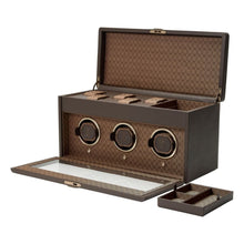 WOLF Watch Winder 2000-3000 WOLF Earth Triple Watch Winder Coffee