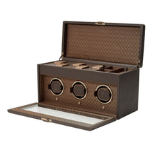WOLF Watch Winder 2000-3000 WOLF Earth Triple Watch Winder Coffee