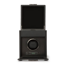 WOLF Watch Winder 500-1000 WOLF Axis Single Watch Winder with Storage | Powder Coat
