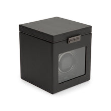 WOLF Watch Winder 500-1000 WOLF Axis Single Watch Winder with Storage | Powder Coat