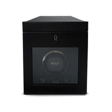 WOLF Watch Winder 500-1000 Wolf British Racing Single Watch Winder Black with Storage