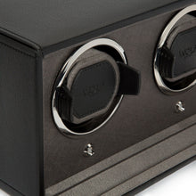 WOLF Watch Winder 500-1000 WOLF Cub Double Watch Winder with Cover | Black