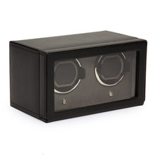 WOLF Watch Winder 500-1000 WOLF Cub Double Watch Winder with Cover | Black