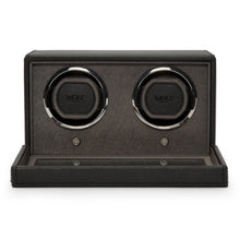 WOLF Watch Winder 500-1000 WOLF Cub Double Watch Winder with Cover | Black