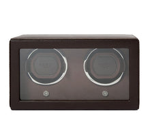 WOLF Watch Winder 500-1000 WOLF Cub Double Watch Winder with Cover | Brown