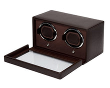 WOLF Watch Winder 500-1000 WOLF Cub Double Watch Winder with Cover | Brown