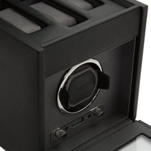WOLF Watch Winder 500-1000 WOLF Viceroy Single Watch Winder with Storage | Black