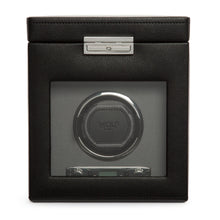 WOLF Watch Winder 500-1000 WOLF Viceroy Single Watch Winder with Storage | Black