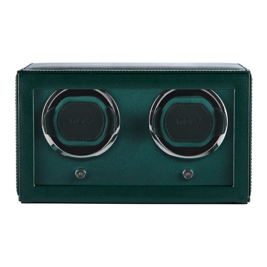 WOLF Watch Winder 750-1000 WOLF Double Cub with Cover Green 461241