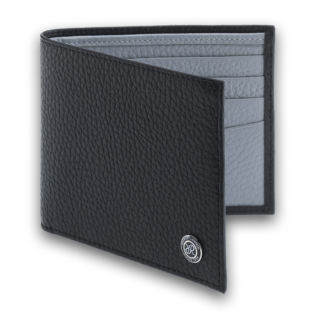 Rapport Leather Billfold Wallet - Black - Watch Winder Pros
