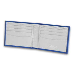 Rapport Leather Billfold Wallet - Blue - Watch Winder Pros