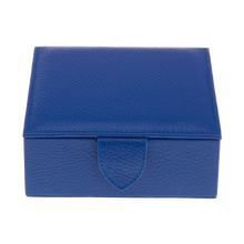 Rapport Berkeley Single Cufflink Box - Blue - Watch Winder Pros