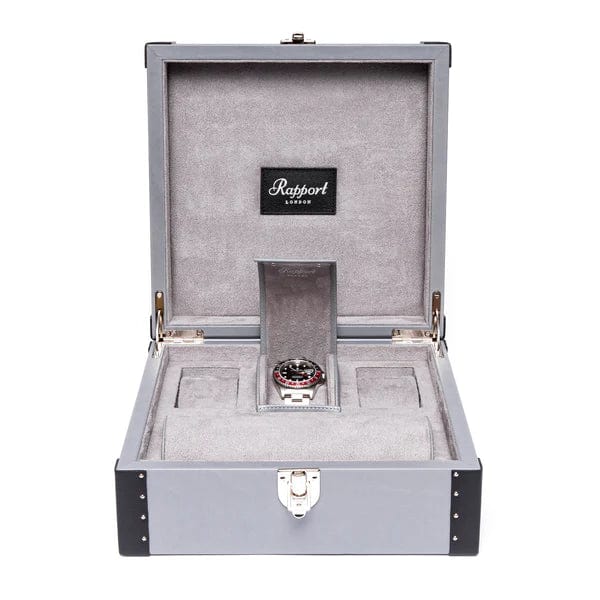 Rapport London Watch Box 500 - 1000 KENSINGTON SIX WATCH BOX -  Grey