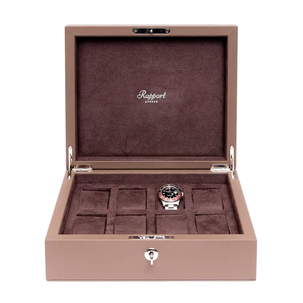 Rapport London Watch Box 500 - 1000 VANTAGE 8 WATCH BOX - Brown