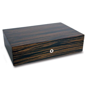 Rapport Portman 10 Watch Collector Case - Macassar Wood - Watch Winder Pros