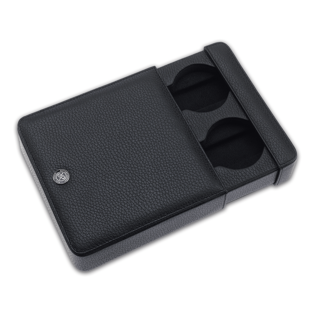 Rapport Berkeley Double Watch Slip Case - Black - Watch Winder Pros