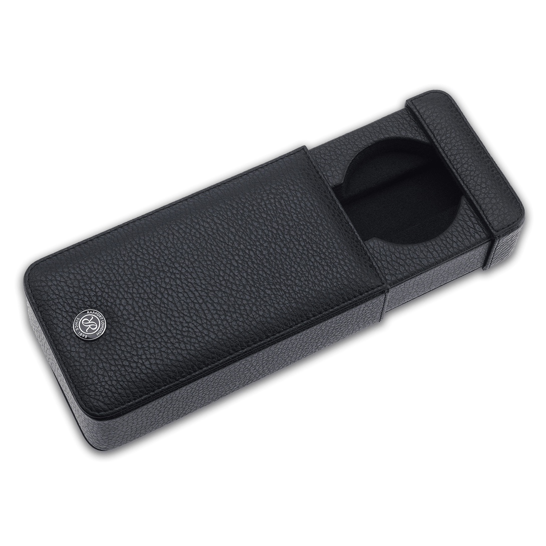 Rapport Berkeley Single Watch Slip Case - Black - Watch Winder Pros