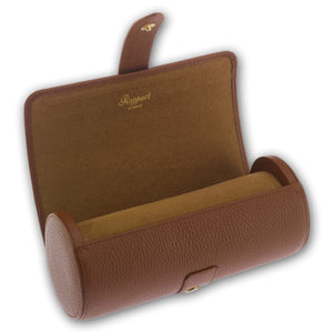 Rapport Berkeley Triple Watch Roll - Brown - Watch Winder Pros