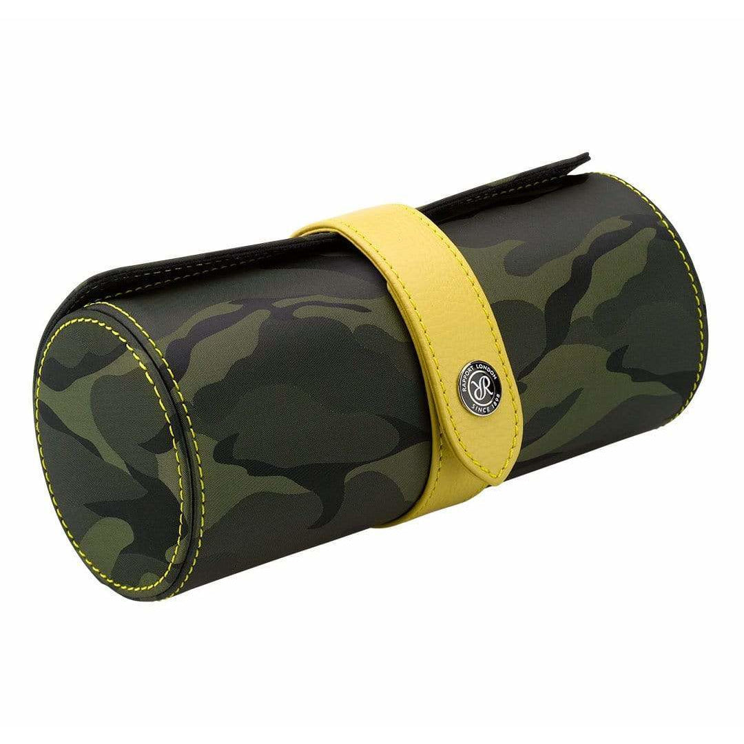 Rapport Hunter Triple Watch Roll - Camouflage Green - Watch Winder Pros