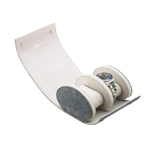 Rapport Soho Double Watch Roll - Stone Wash Denim - Watch Winder Pros