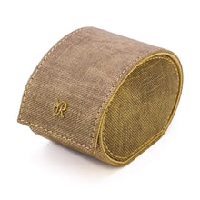 Rapport Soho Single Watch Roll - Brown Denim - Watch Winder Pros