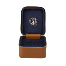 Rapport Hyde Park 2 Watch Zip Case - Tan Leather - Watch Winder Pros