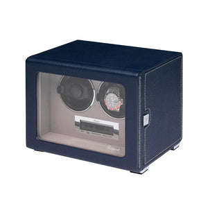 Rapport London Watch Winder 1000 - 2000 QUANTUM DUO WATCH WINDER - Navy