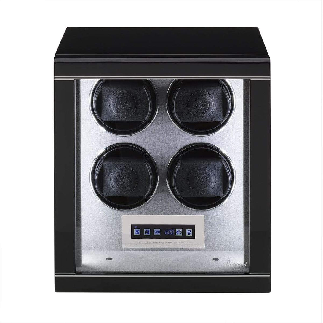 Rapport Formula Ebony Quad Watch Winder - Watch Winder Pros