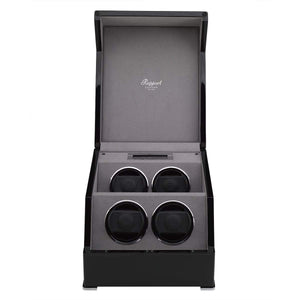 Rapport Perpetua III Ebony Quad Watch Winder - Watch Winder Pros