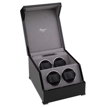 Rapport Perpetua III Ebony Quad Watch Winder - Watch Winder Pros