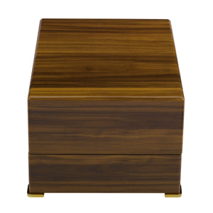 Rapport Perpetua III Walnut Quad Watch Winder - Watch Winder Pros