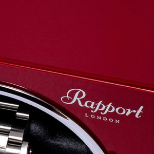 Rapport London Watch Winder 250-500 EVO SINGLE WATCH WINDER - Crimson Red