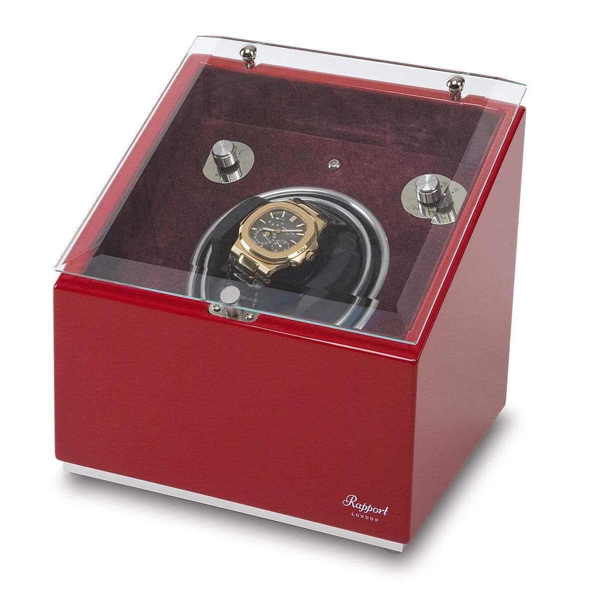 Rapport Astro Single Watch Winder - Red - Watch Winder Pros