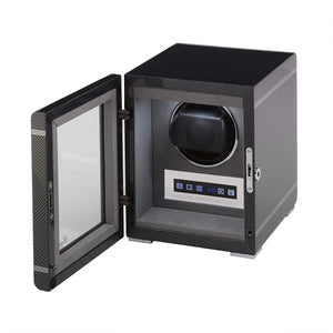 Rapport Formula Carbon Single Watch Winder - Watch Winder Pros