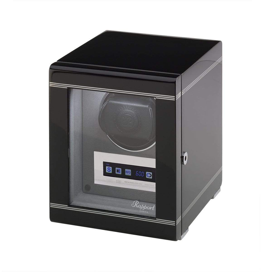 Rapport Formula Ebony Single Watch Winder - Watch Winder Pros