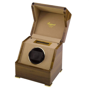 Rapport Perpetua III Walnut Single Watch Winder - Watch Winder Pros