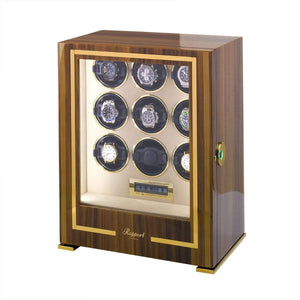 Rapport Paramount 9 Watch Winder - Walnut - Watch Winder Pros
