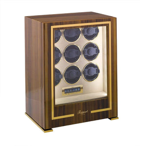 Rapport Paramount 9 Watch Winder - Walnut - Watch Winder Pros