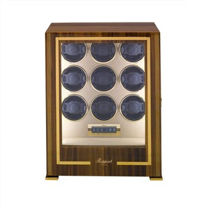 Rapport Paramount 9 Watch Winder - Walnut - Watch Winder Pros
