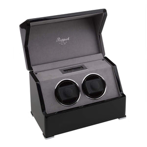 Rapport Perpetua III Ebony Double Watch Winder - Watch Winder Pros