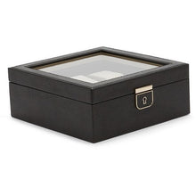 WOLF Palermo 6 Piece Watch Box Black - Watch Winder Pros